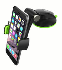 HKM-641363 Universal Silicone Phone Holder for Car Dashboard and Air Outlet, Suction Cup and Magnet Bracket Options, Compatible with Most Phones