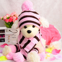 HKM-6414397 Three-Piece Warm Pet Hat, Scarf, and Foot Cover Set for Winter Protection
