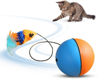 HKM-6415293 Automatic Self-Rolling Cat and Dog Ball Toy for Interactive Play and Exercise