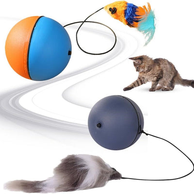 HKM-6415293 Automatic Self-Rolling Cat and Dog Ball Toy for Interactive Play and Exercise