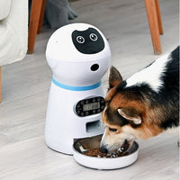 HKM-6415805 Automatic Pet Feeder with Removable Grain Barrel and Voice Record Function