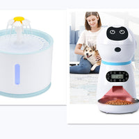 HKM-6415805 Automatic Pet Feeder with Removable Grain Barrel and Voice Record Function