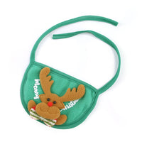 HKM-6416189 Winter Pet Costume with Cute Christmas Antlers and Bibs for Small to Medium Pets