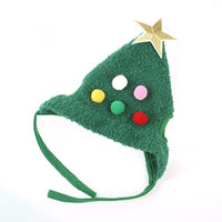 HKM-6416189 Winter Pet Costume with Cute Christmas Antlers and Bibs for Small to Medium Pets
