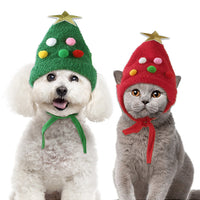 HKM-6416189 Winter Pet Costume with Cute Christmas Antlers and Bibs for Small to Medium Pets