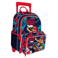 HKM-641619 Children's Customisable Backpack Set with Trolley - High-Quality Student School Bag