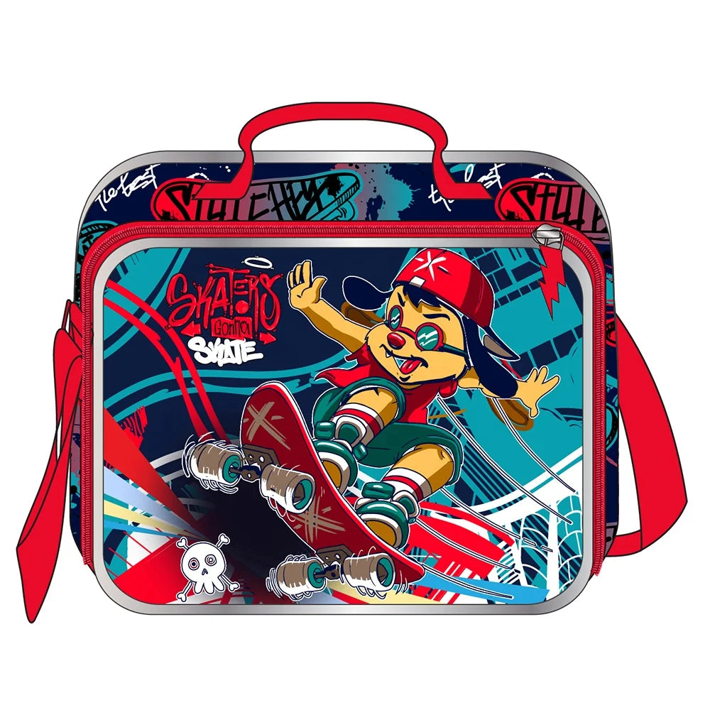 HKM-641619 Children's Customisable Backpack Set with Trolley - High-Quality Student School Bag