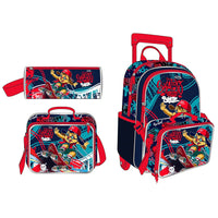 HKM-641619 Children's Customisable Backpack Set with Trolley - High-Quality Student School Bag
