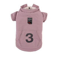 HKM-6416445 Cozy Plus Velvet Digital Coat for Dogs - Autumn and Winter Apparel in Light Khaki, Bean Paste Powder, Dark Night Blue
