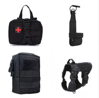 HKM-6417469 Tactical Outdoor Dog Vest with Quick Disassembly for Training - Available in Black, Camouflage, and Multiple Sizes