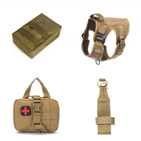 HKM-6417469 Tactical Outdoor Dog Vest with Quick Disassembly for Training - Available in Black, Camouflage, and Multiple Sizes