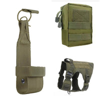 HKM-6417469 Tactical Outdoor Dog Vest with Quick Disassembly for Training - Available in Black, Camouflage, and Multiple Sizes