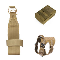 HKM-6417469 Tactical Outdoor Dog Vest with Quick Disassembly for Training - Available in Black, Camouflage, and Multiple Sizes