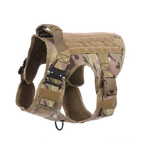 HKM-6417469 Tactical Outdoor Dog Vest with Quick Disassembly for Training - Available in Black, Camouflage, and Multiple Sizes