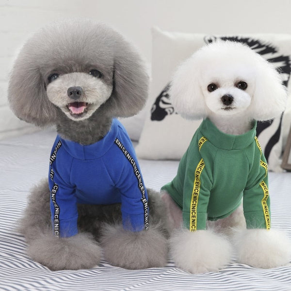 HKM-6418365 Cotton Solid Color T-Shirt for Pets - Available in Multiple Sizes