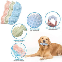 HKM-6418621 Pet Tooth Cleaning Molar Stick - Durable TPR Dental Chew Toy for Dogs, 12CM x 5CM