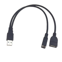HKM-641875 USB Data Cable - 0.5m Black Charging Line with True 2.0 Compatibility