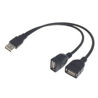 HKM-641875 USB Data Cable - 0.5m Black Charging Line with True 2.0 Compatibility