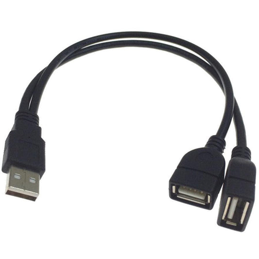 HKM-641875 USB Data Cable - 0.5m Black Charging Line with True 2.0 Compatibility