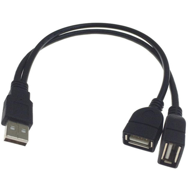 HKM-641875 USB Data Cable - 0.5m Black Charging Line with True 2.0 Compatibility