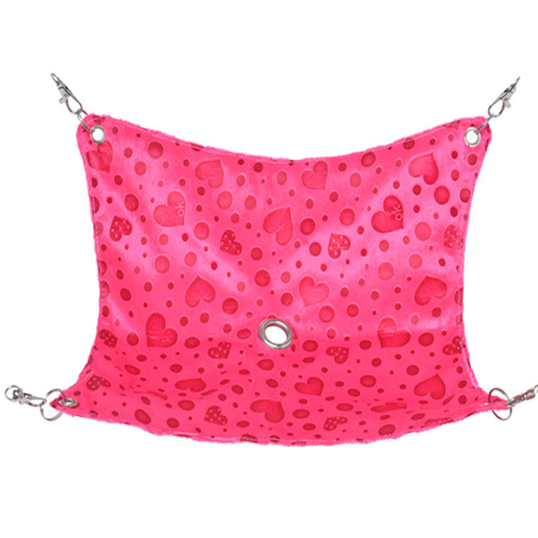 HKM-6419389 Super Soft Crystal Pet Hammock for Small Animals with Unique Bottom Design