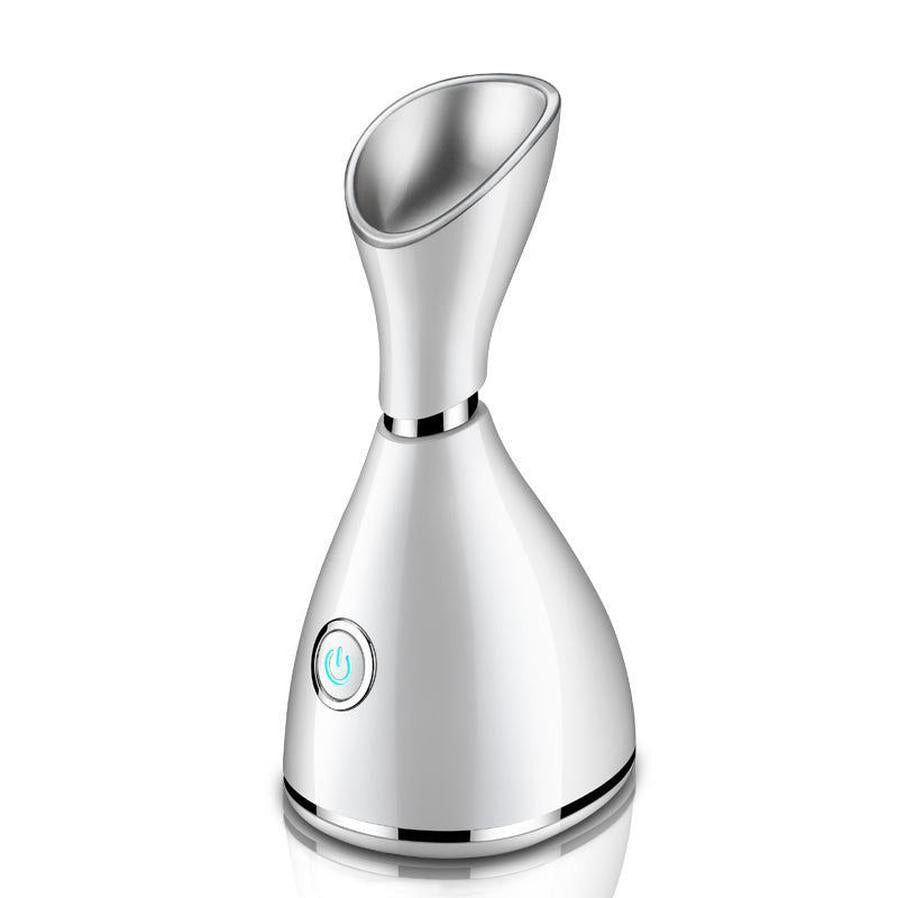 HKM-641939 Pearl White Facial Steamer for Deep Cleansing and Humidification