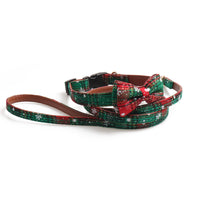 HKM-6419773 Adjustable Christmas Pet Collar for Dogs and Cats - Cute Holiday Design in Red and Green