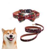 HKM-6419773 Adjustable Christmas Pet Collar for Dogs and Cats - Cute Holiday Design in Red and Green