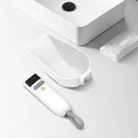 HKM-6421565 Transparent Pet Food Spoon with Measurement Scale ¨C Food Grade ABS, Safe & Hygienic, 15.3*14.2*5.5cm