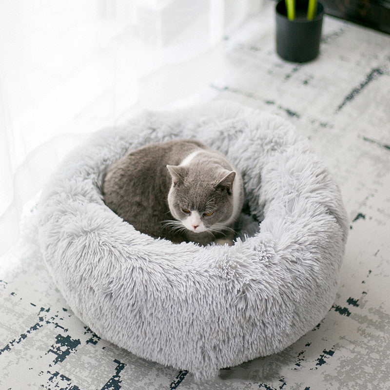 HKM-6421821 Plush Foldable Cat Tunnel Nest in Multiple Sizes for Comfortable Resting