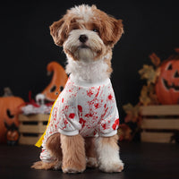 HKM-6421949 Halloween Seal Dog Costume - Four-Legged Pet Apparel in Skirt Design, Available in Multiple Sizes