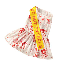 HKM-6421949 Halloween Seal Dog Costume - Four-Legged Pet Apparel in Skirt Design, Available in Multiple Sizes