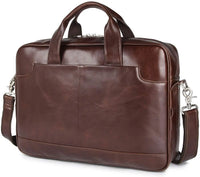 HKM-642195 Stylish Waterproof Leather Laptop Briefcase for Business and Travel