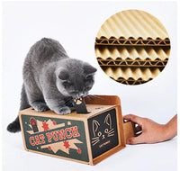 HKM-6422589 Interactive Corrugated Cat Toy - Engaging Hamster Design for Hours of Fun