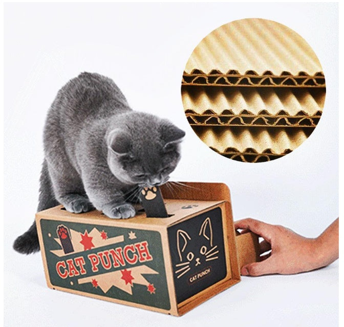 HKM-6422589 Interactive Corrugated Cat Toy - Engaging Hamster Design for Hours of Fun