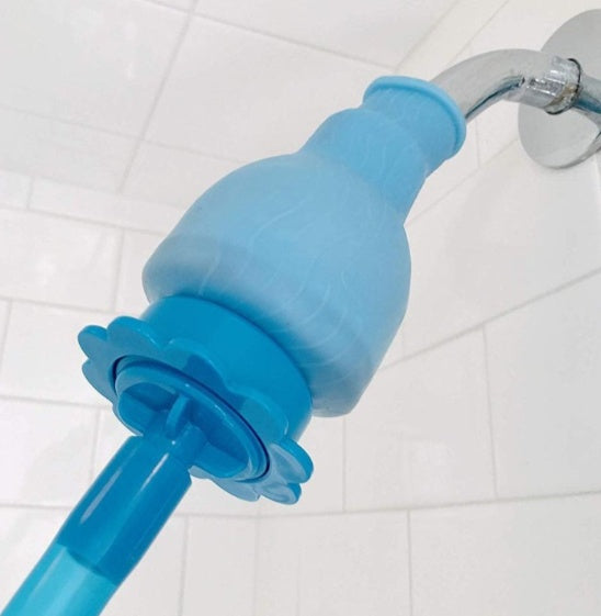 HKM-6423613 Silicone Rain Shower Universal Joint Attachment in Blue