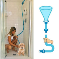 HKM-6423613 Silicone Rain Shower Universal Joint Attachment in Blue