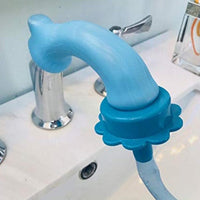 HKM-6423613 Silicone Rain Shower Universal Joint Attachment in Blue
