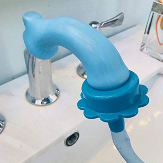 HKM-6423613 Silicone Rain Shower Universal Joint Attachment in Blue