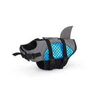 HKM-6424125 Pet Life Jacket with Football Pattern - Blue, Red, Silver | XS-XXL Sizes Available