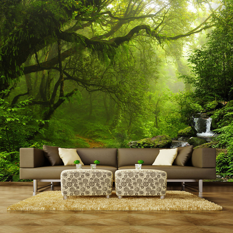 HKM-642643 Non-Woven Fabric TV Background Wallpaper - Durable, Fireproof, Waterproof, Moisture-Proof Design