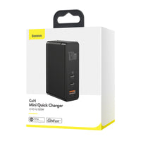HKM-642707 Compact GaN Mini Fast Charger with USB A Interface and Fast Charging Cables