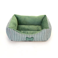 HKM-6427581 Cozy Bone Pattern Teddy Kennel for Small and Medium Pets - All Seasons Pet Nest
