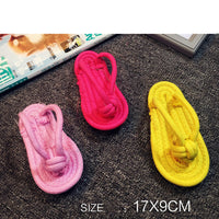 HKM-6428349 Durable Cotton Rope Dog Toy for Chewing and Dental Care