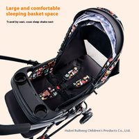 HKM-642835 Luxury Lightweight Foldable Baby Stroller Rocking Chair Trolley with designer features