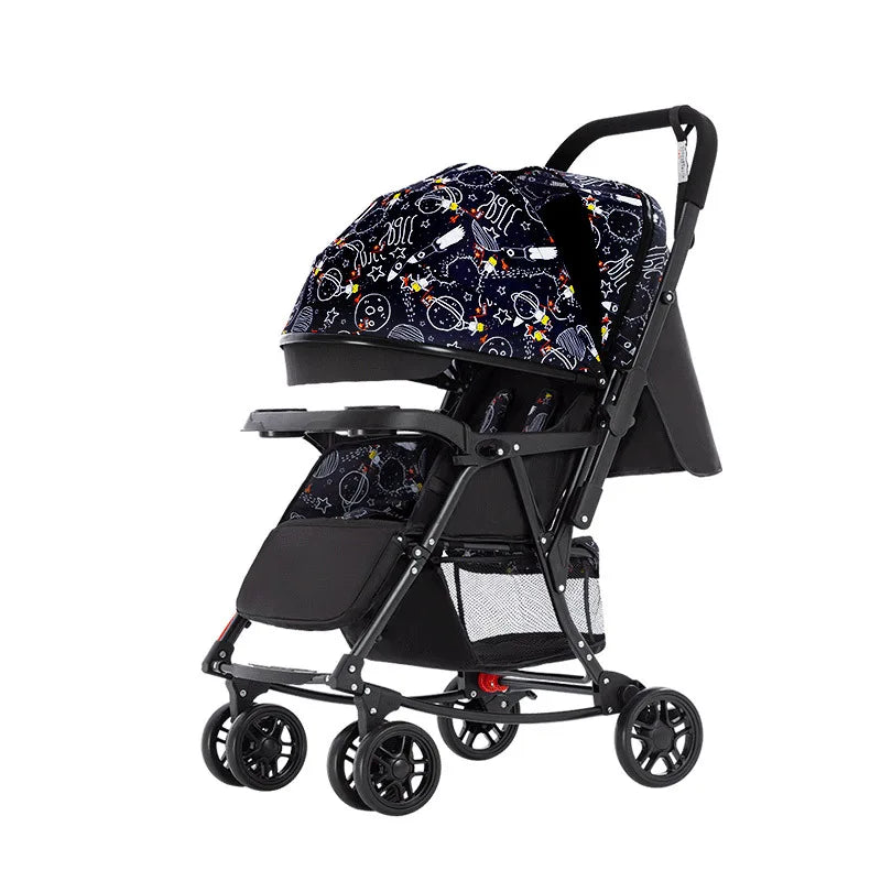 HKM-642835 Luxury Lightweight Foldable Baby Stroller Rocking Chair Trolley with designer features