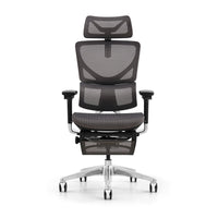 HKM-642899 Ergonomic Swivel Office Chair with Footrest and Mesh Design for Enhanced Comfort