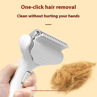 HKM-6429117 Pet Hair Untangling Floating Comb for Cats and Dogs - ABS Material, Available in Multiple Colors