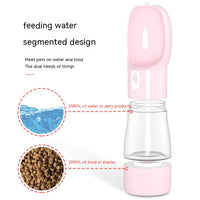 HKM-6429373 Portable Multifunctional Pet Drinking and Food Cup for Outdoor Use