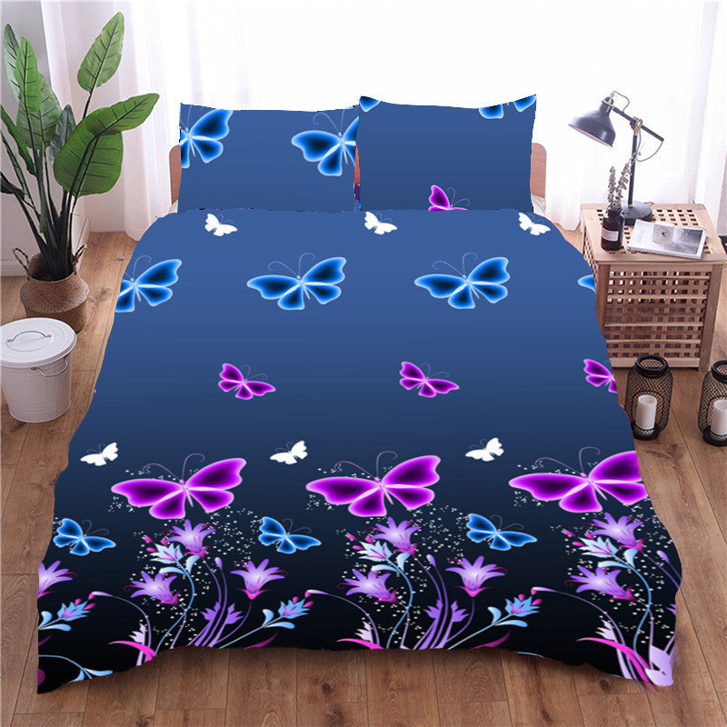 HKM-642963 Butterfly Design Polyester Baby Bedding Set, Multi-Size Options available